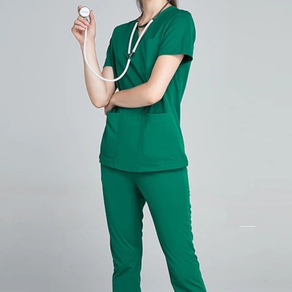 2pc STRECTHY JOGGER SCRUB SET. - Picture 2 of 5